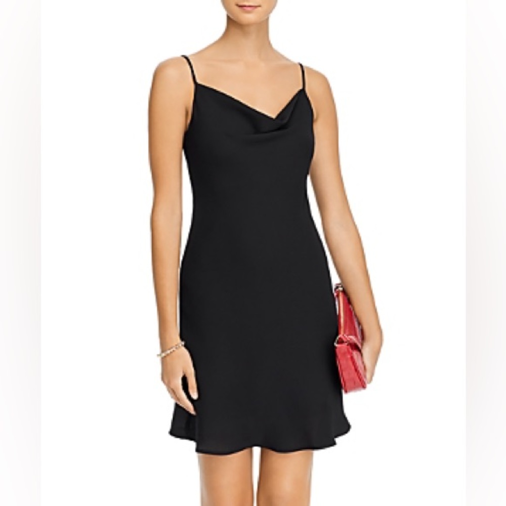 NWT Aqua Cowl Neck Sleeveless Mini Dress - 100% Exclusive Size Large